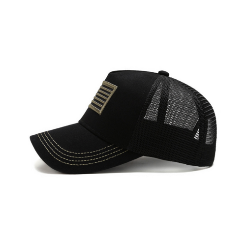 JupiterGear American Flag Trucker Hat with Adjustable Strap |
