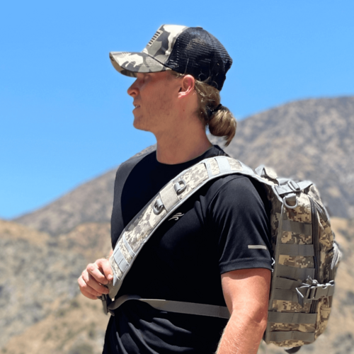 JupiterGear American Flag Trucker Hat with Adjustable Strap |