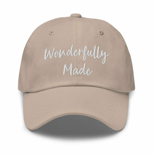 Embroidered Adjustable Baseball Cap - Wonderfully Made