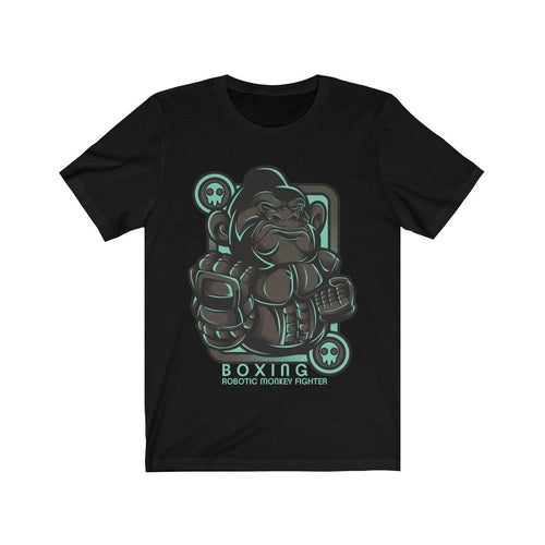 Boxing Monkey Fighter Graphic T-Shirt