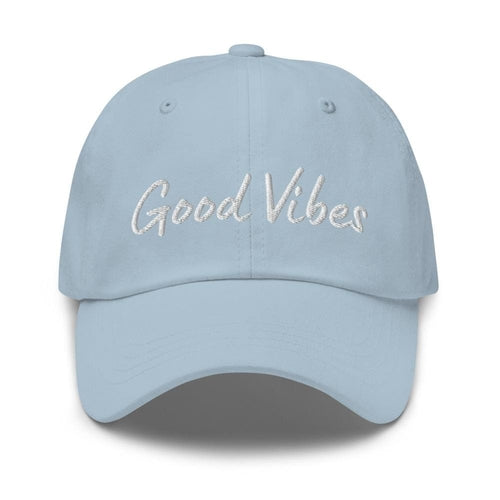Embroidered Baseball Cap- Adjustable - Good Vibes